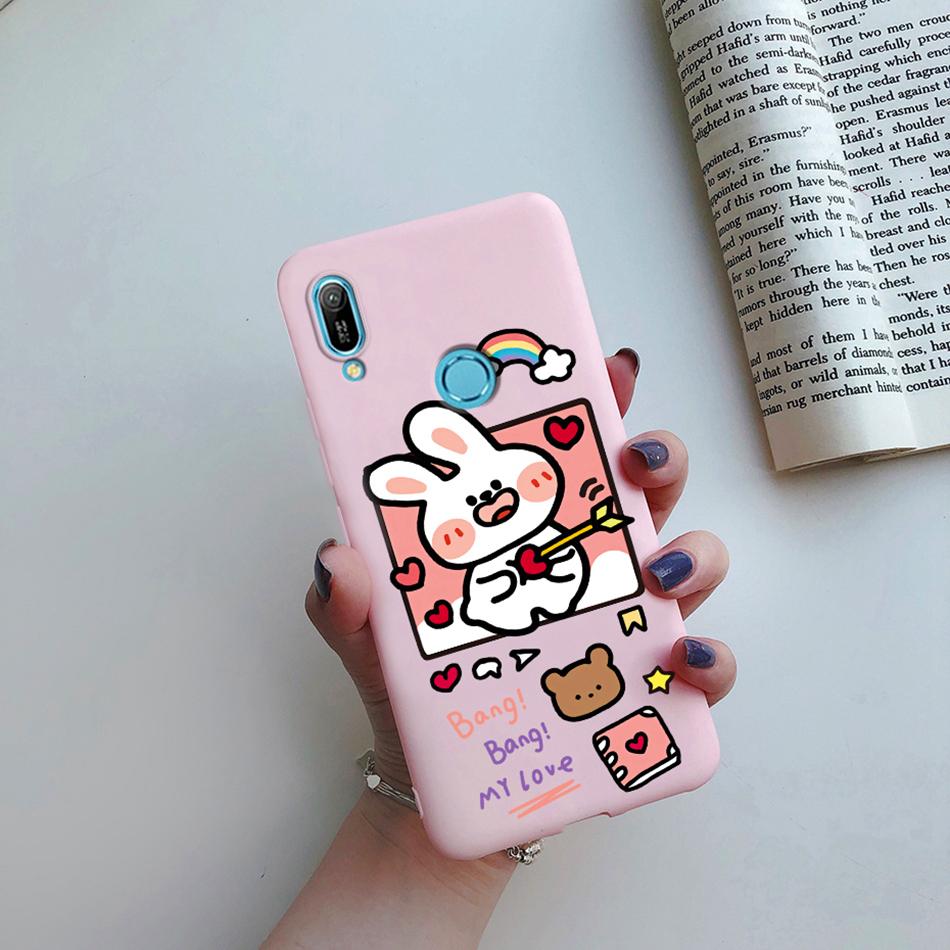 For Huawei Y6s 2019 Case Huawei Y9s Phone Case Fashion Flower Soft Silicone Back Cover For Huawei Y6 Pro 2019 MRD-LX2 Y 6S Etui