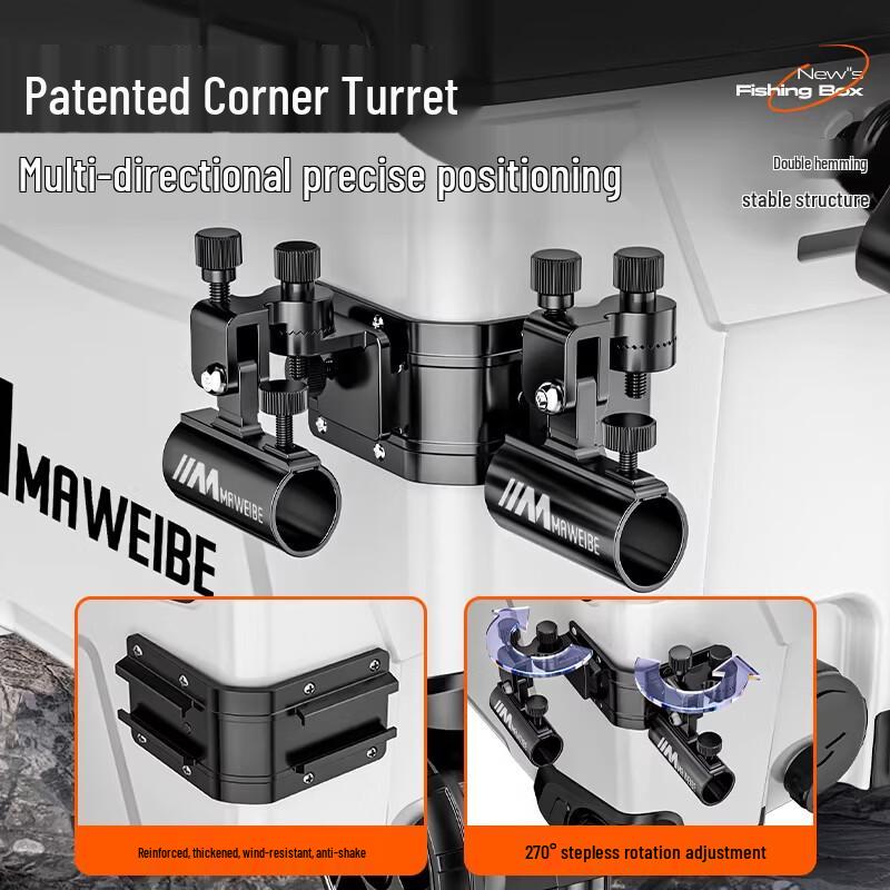 Maweibei 2026 Multifunkční izolovaný rybářský box