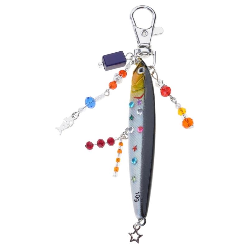 Ergonomic Fish Keychain Fashion Pendant Fish Key Pendant Acrylic Texture Suitable for Girls Woman Fashion Lover Present