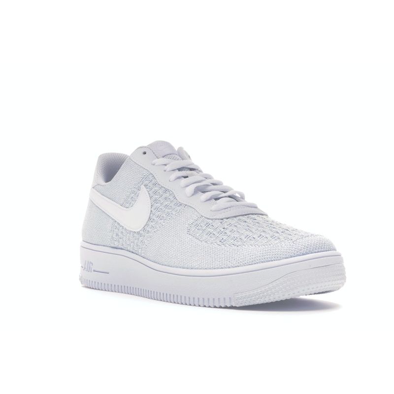 Nike Air Force 1 Flyknit Low 2.0 Pure Platinum Unisex Sneakers White AV3042-100