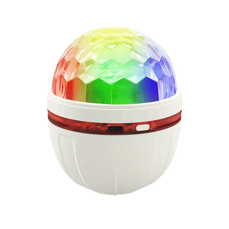 

The ambient rotating magic ball light is amazing! With the help of 360° projection, it creates a party full of glamour! White - Diamond Cover