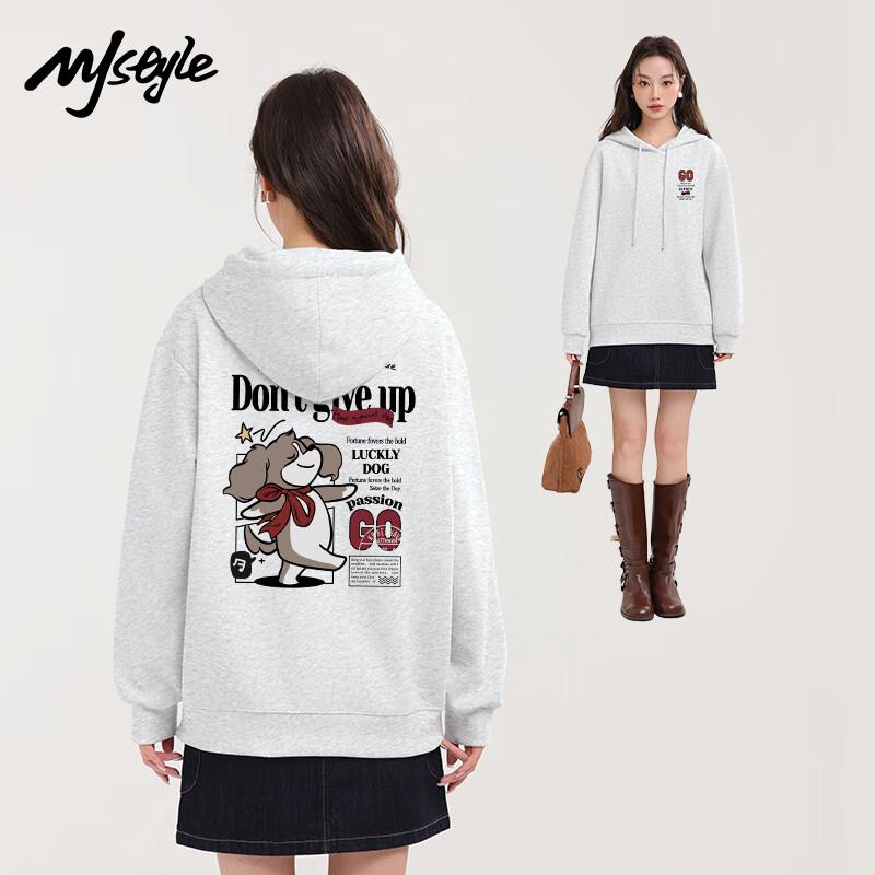 MJ STYLE Women's Heavyweight Hooded Sweatshirt