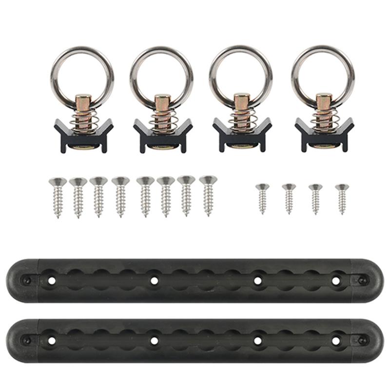 NEW-L-Shaped Track Rv Trailer Modification Fixed Circular Track Rv Accessories Slide Rail Lock