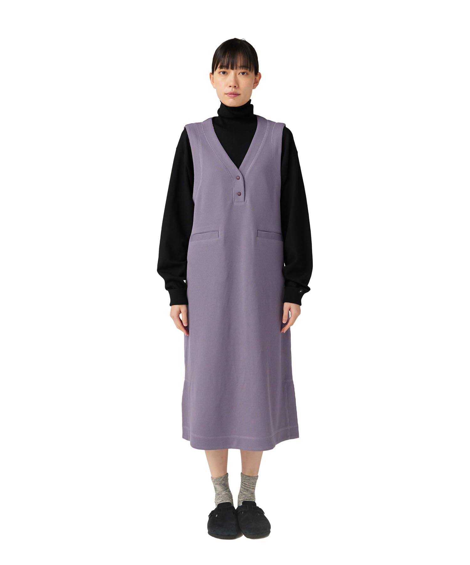 

Snow Peak Dry Thermal Dress and Size Light Purple SH-25AW003, Top, One-Piece Dress, Men s Women s, 2,