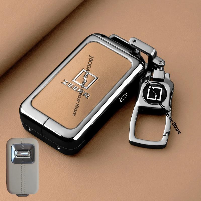 For Geely Zeekr 9X 001 Car Key Bag Shell Remote Key Protector Car Key Case Cover Shell Holder Interior Car Accessories