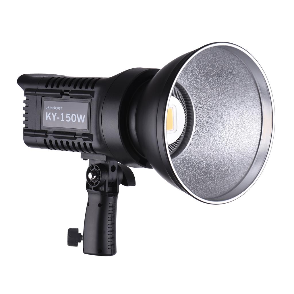 LED Video Light Studio Portrait Lamp 100W Daylight 5600K CRI93+ TCLI95+ 16000LM Brightness Dimmable Bowens Mount with