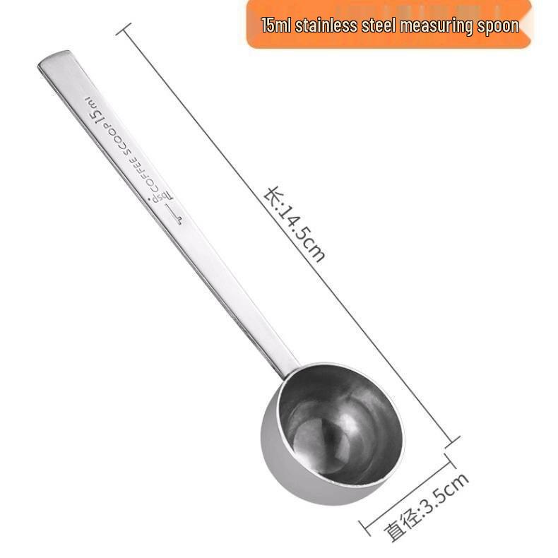 15g Stainless Steel Coffee Measuring Spoon - Ideal for Milk, Baking, and Fruit Powder