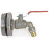 2" Brass Drum Faucet with EPDM Gasket for 55 Gallon Barrel