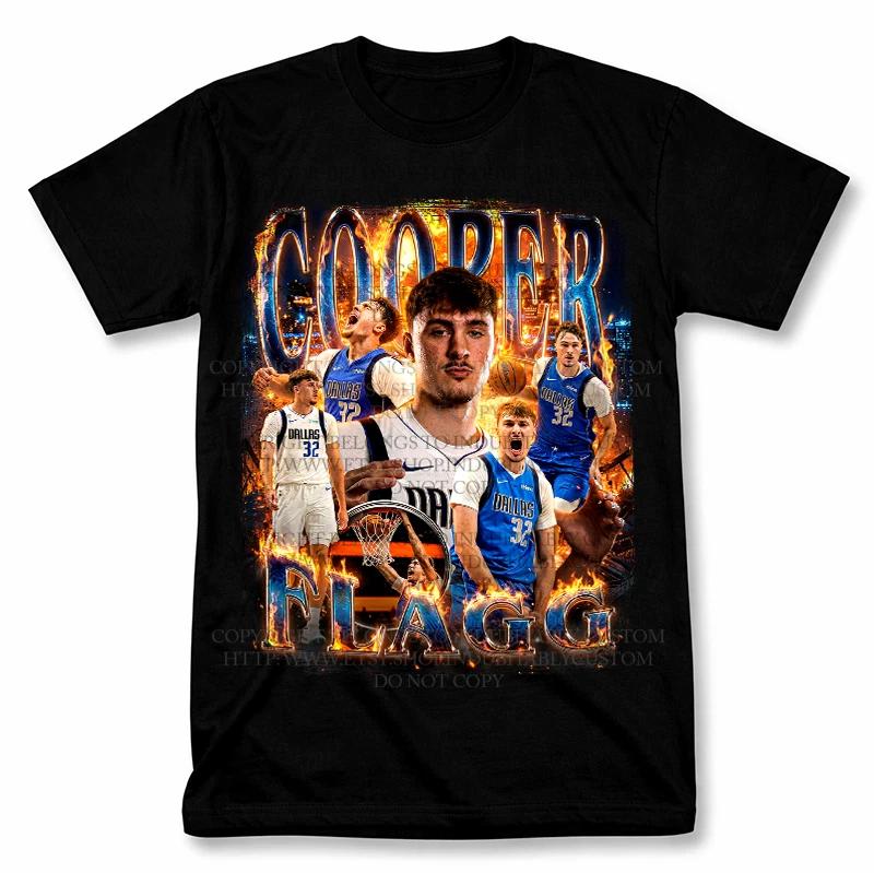 

Cooper Flagg Dallas Mavericks Graphic T shirt Vintage Style Basketball Fan Tee 2XL