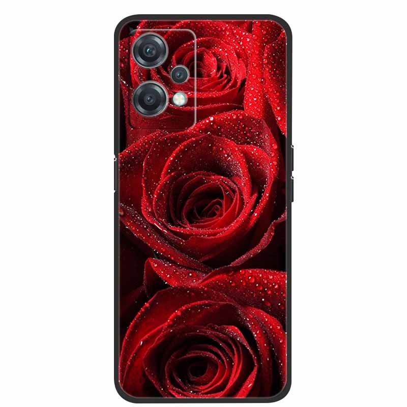 For OnePlus Nord CE 2 Lite 5G Cases Black Silicone Luxury Bumper TPU Case Cover Capa For OnePlus Nord CE 2 5G Shockproof Cases