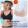 Seamless Wireless Push-Up Bra for Large Busts - Comfortable, Breathable, Lightweight with 4 Hooks