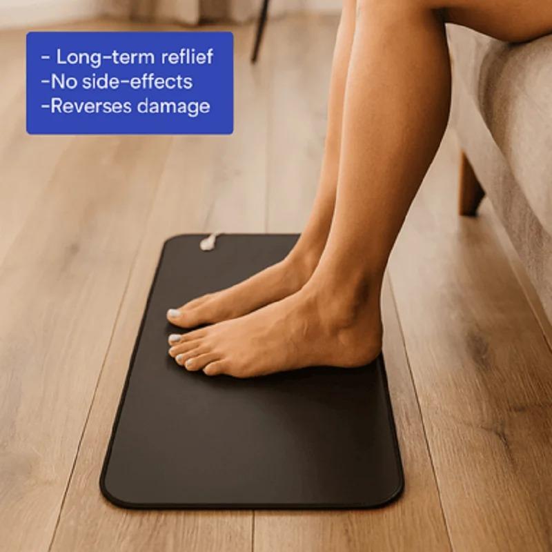 25X68CM Grounding Mat 15FT Wires Earth Connected Stress Comfort Better Sleep Reusable Soft Fit Portable Home Use