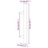 Furniture Handles 20 Pcs Golden 96 Mm Stainless Steel