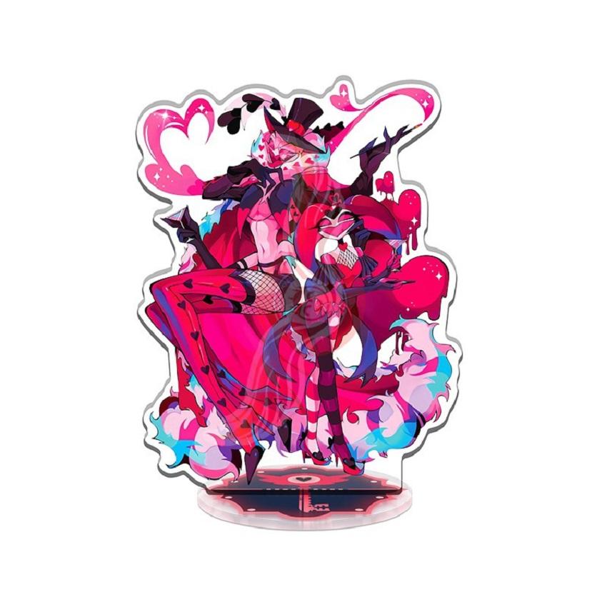 Nuovo Hazbin el 2 Charlie Morningstar Stand Figure Acriliche Vaggie Segnaletica da Tavolo Standing Modello Decorazione Collezione Regali
