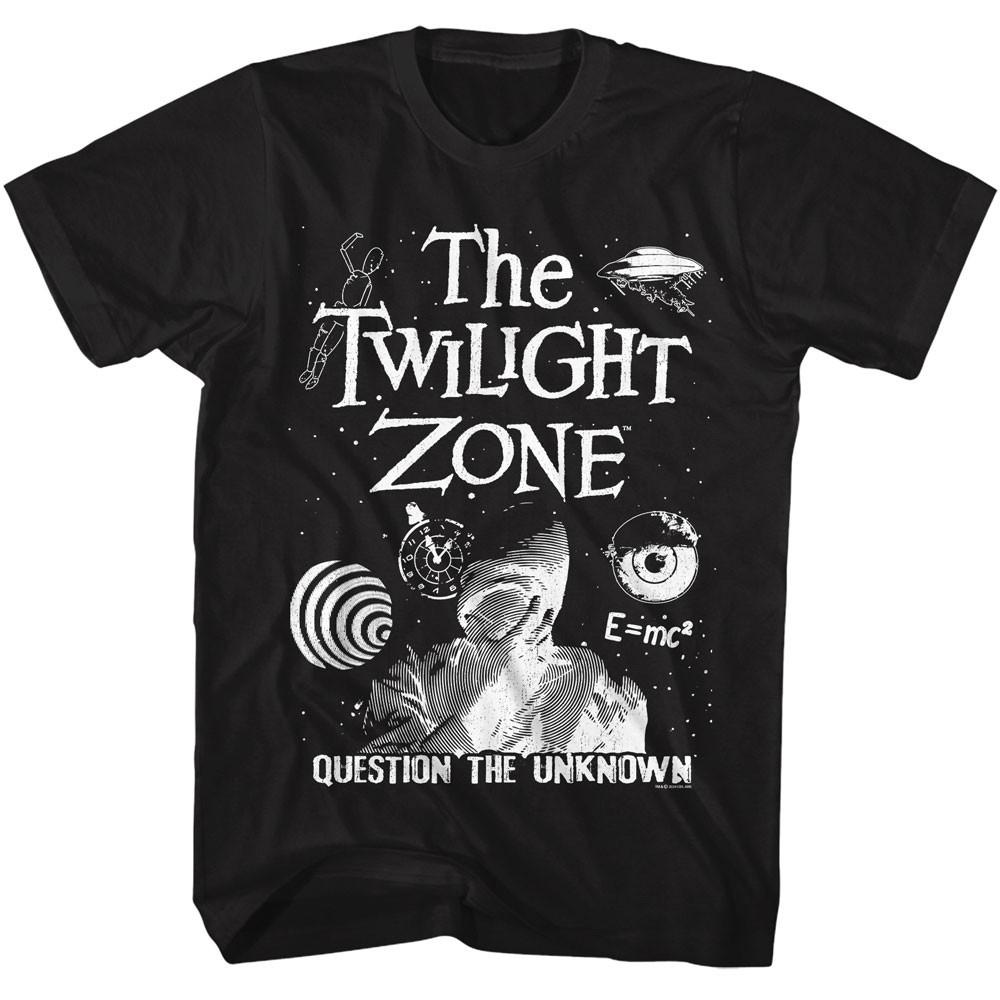 The Twilight Zone TV Show Question The Unknown Men s T Shirt XL