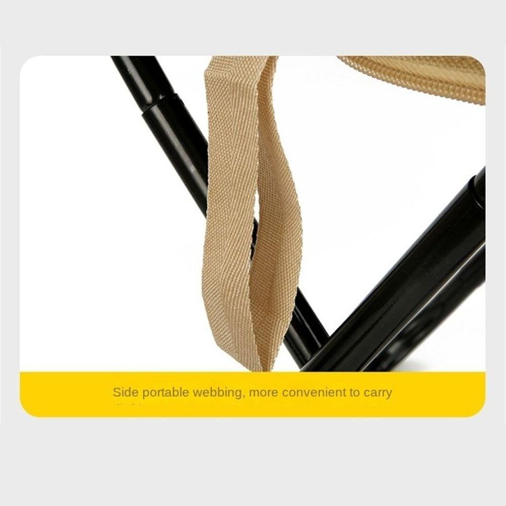 Solid Color Portable Zipper Campstool Ultra-light Outdoor Picnic Bench Compact Camp Chair  Hiking