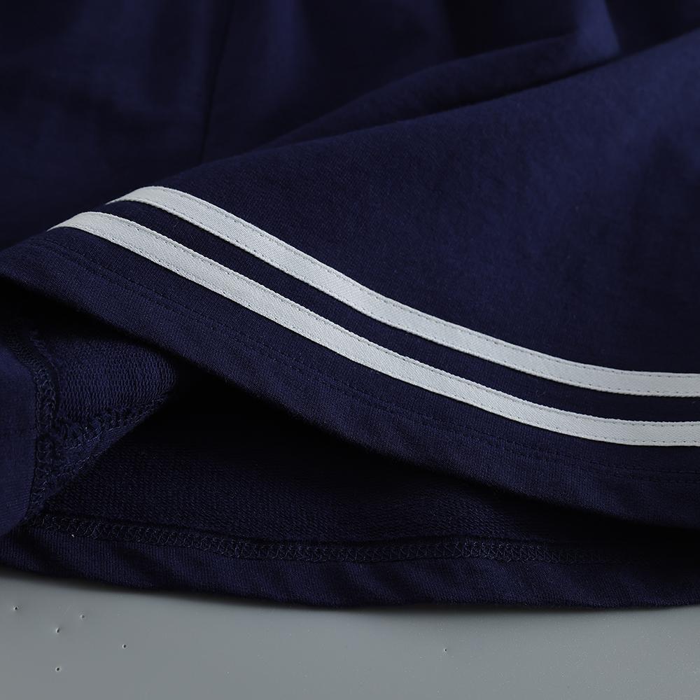 Toddler Girls' School Style Dress Navy Blue White Ruffle Collar Puff Long Sleeves 2-6 Years Kids Dress