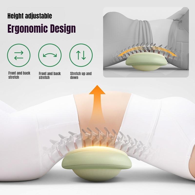 Waist Airbag Massager Hot Compress Vibration Pulse Relieves Back Pain Home Lumbar Massager