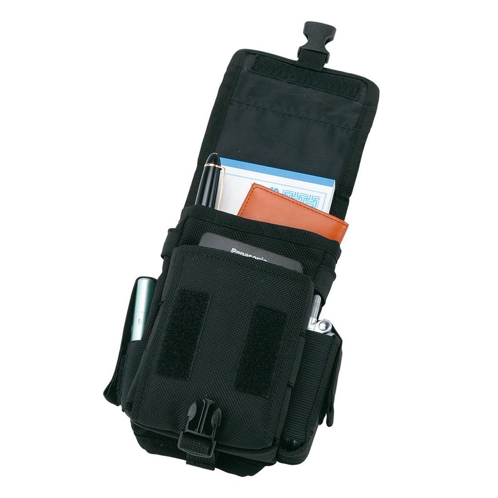 LOGOS Hip Cargo 5 Bag Pouch with Belt and Storage Pocket No. Carabiner, Loop,