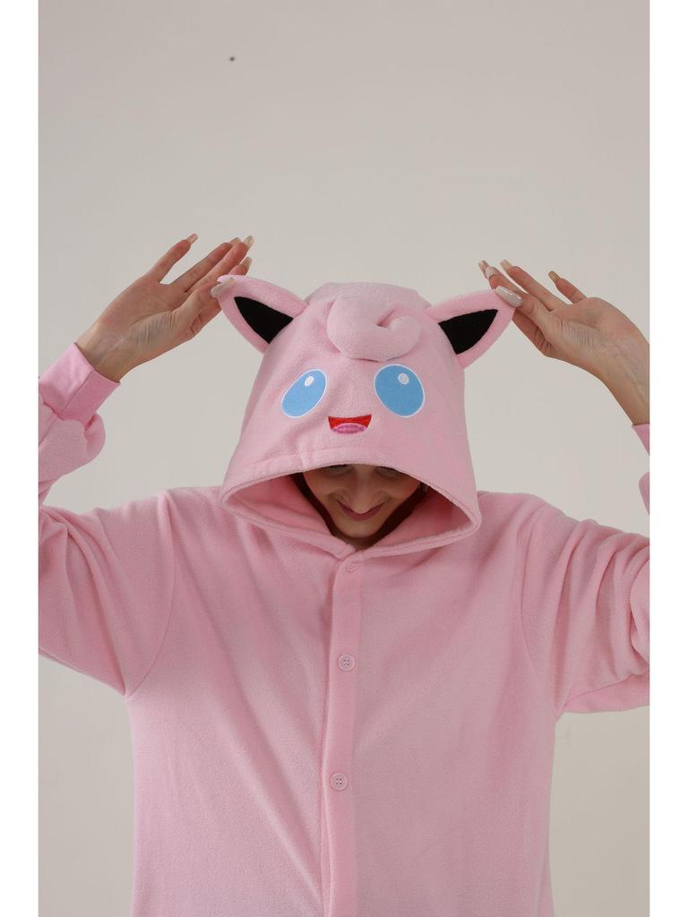 Pyžamo Pocket Monster Series One-Piece: Slowpoke, Squirtle, Golduck & Bulbasaur Kreslené noční prádlo