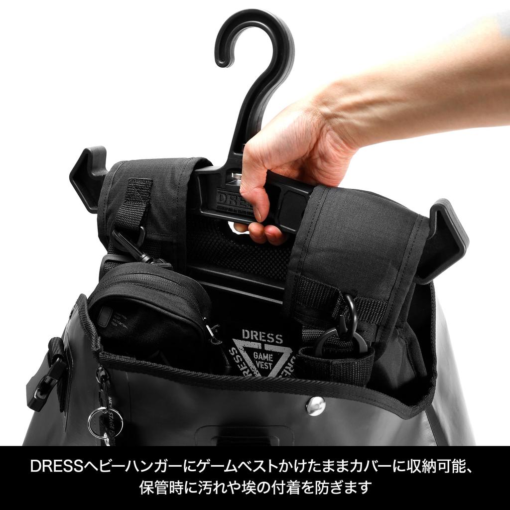 DRESS Game Vest Cover All-in-One Bag - Fishing Waterproof Bag Backpack Car Carry Wader Large Capacity Storage Wading Floating Life Jacket