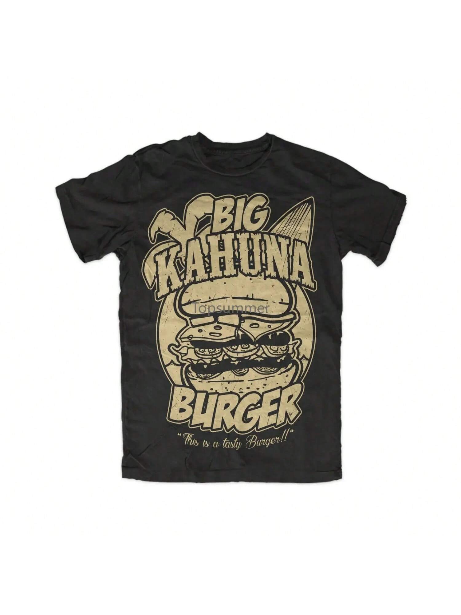 Big Kahuna Burger M2 T Shirt Jules Winnfield Tarantino Pulp Fiction Movie Sleeve T Shirt Summer unisex Tee Tops Clothing S разноцветный