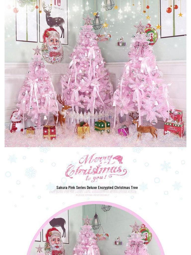 Christmas Tree Set with Window Decorations (60cm, 1.2m, 1.5m, 1.8m, 2.1m)
