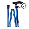 Walking Stick Telescopic Baton Hiking Trekking Poles Aluminum Alloy Metal Folding Cane Crutches Pole For Elderly People