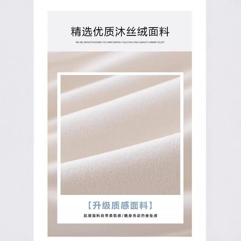 White windproof pants women's autumn and winter high-waisted leggings new velvet thickened loose versatile casual pants