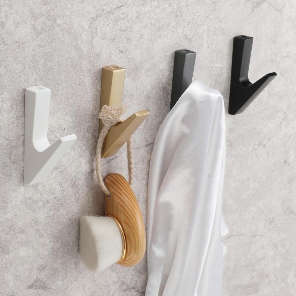 Metal Wall Hook Strong Adhesive Towel Hook Durable Bathroom Accessories  Home