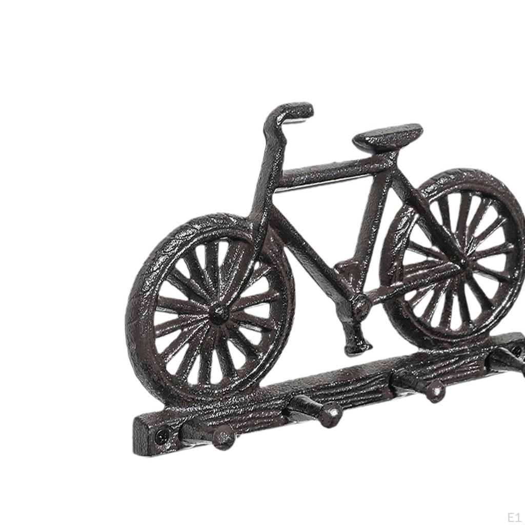 Themed Hook Rack Cast Iron Heavy Duty Easy Installation Keys Holder Hat Hooks for Farmhouse Dorm