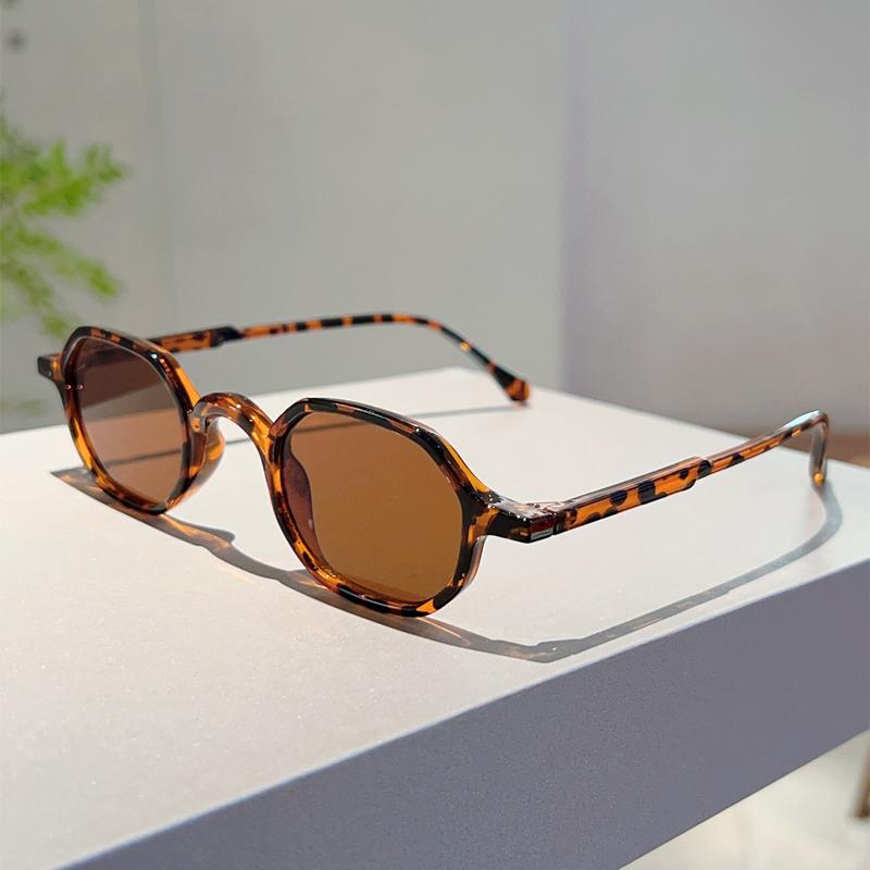 Vintage Oval Sunglasses Men Fashion Multi-color Outdoor Shades Women Trendy Retro Korean Style Casual Decor Sun Glasses