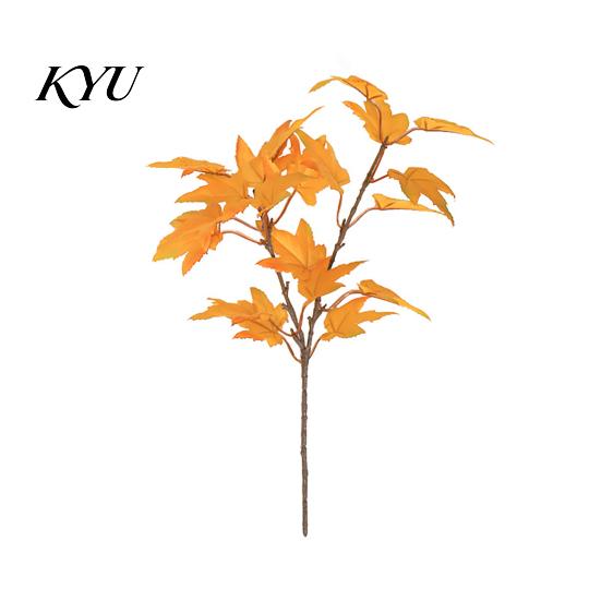Fake Fall Leaves for Floral Arrangements Artificial Maple Leaf Stems, Faux Branches, Autumn Silk Bendable Stems DIY Projects Thanksgiving Harvest