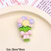Powder Floral Bow Tie Charm: DIY Resin Hair Clip & Crocs Accessory