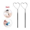 Stainless Steel Handheld Eyelash Inspection Mirror - Square Eyelash Extension Tool