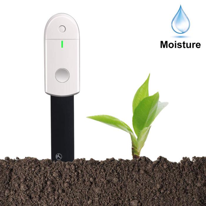 Waterproof Soil Water Monitor Soil Moisture Meter Test Kit Hygrometer Led Lights Instant Detection for Indoor Plants Garden Tool