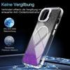 For iPhone 15 Magnetic Case Gradient Glitter Shockproof TPU PC Phone Cover Compatible with MagSafe