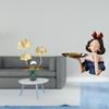 Modern Princess Resin Statue Bookshelf Key Holder Tray Decorative Desktop Ornament for Bedroom
