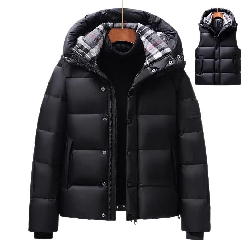 Womens Short Hooded Down Jacket Warm Winter Thick Streetwear S-XXXL