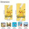Pokemon Pikachu Beach Towel, Lightning Bolt Design Quick Dry Microfiber Towel for Kids Adults Pool Travel