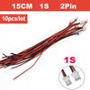 10pcs/lot 1S 2S 3S 4S 5S 6S 7S 8S Lipo Battery Balance Charger Cable IMAX B6 Connector Plug Wire 30 20 15 10cm Single Head Wire