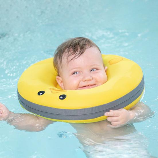 Baby Swim Neck Float Non-Inflatable Anti-overturn Adjustable Summer Swimming Pool 0-6 Months
