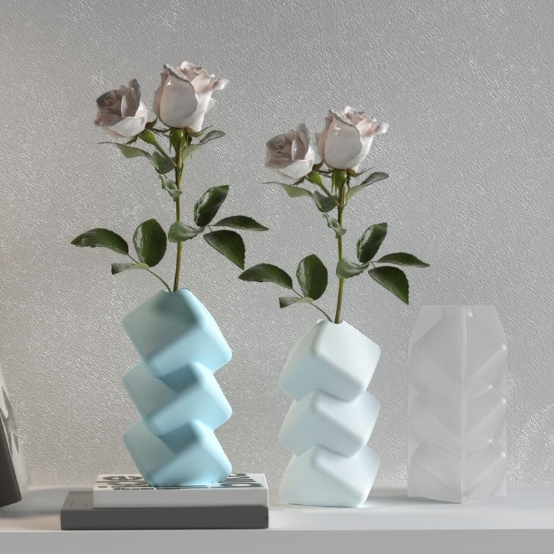 Versatilitys Silicone Molds Epoxy Resin Moulds for Creating Unique Vases and Artistic Homes Decors Crafting Making