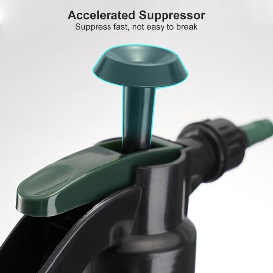 2L Watering Can with Scales Multipurpose PP Pressure Type Mister Spray Bottle Garden Supplies