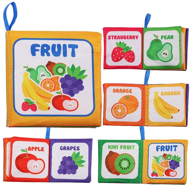 Durable Washable Children's Cloth Book Toy Set For Early Learning And Interactive Play Tear-resistant And Sound-producing