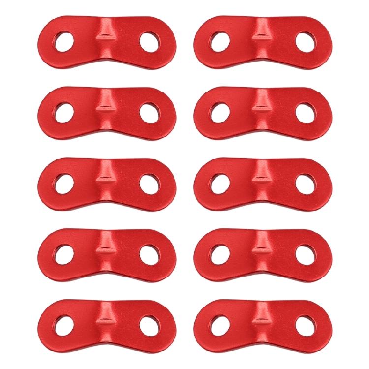 10lots Tent Cord Fasteners Tent Guyline Tensioners Outdoor Wind Rope Buckles for Camping and Outdoor Event