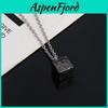 Nier Automata Black Box Pendant Necklace With Electroplated Finish For Casual Wear