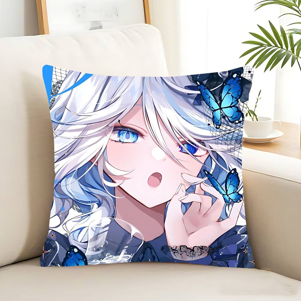 Furina Focalors Pillow Case Removable Washable Cushion Cover – All-Season Soft Linen