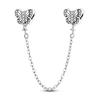 Spring Charm 925 Silver Beads Flower Butterfly Beetle Pendant Fit Bracelet Necklace DIY Lady Jewelry Gift