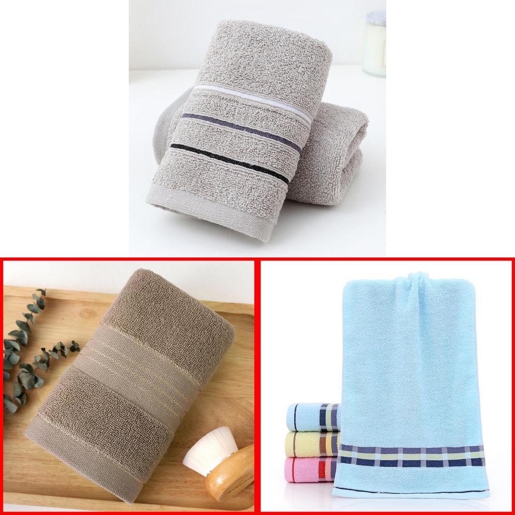 Cotton Towel With Embroidery For Home Use Perfect Absorption Gift For Women